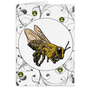Cartão Abelha Mel