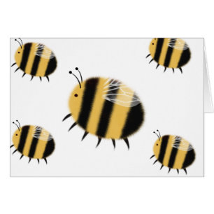 Cartão Abelha ocupada - bzzzz