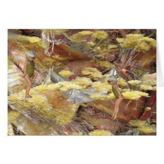 Cartão Abelhas da floresta