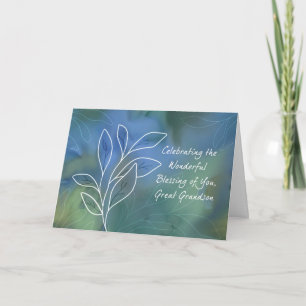 Cartão Abençoações Religiosas de Aniversário do excelente