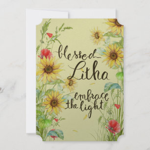 Cartão Abençoada Litha