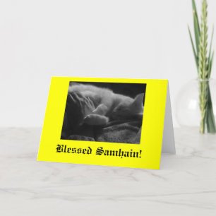 Cartão Abençoado Samhain!