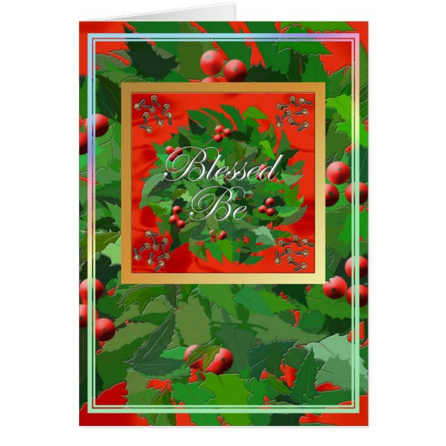 Cartão Abençoado seja (Frente)