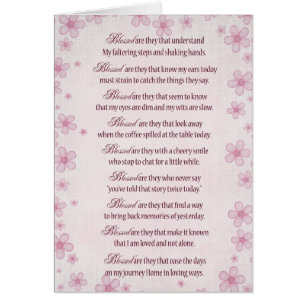 Cartão Abençoados São Eles