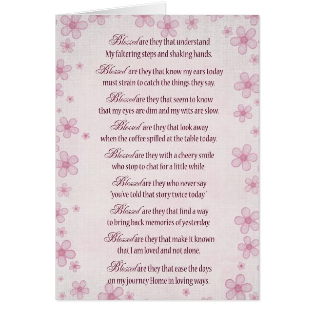 Cartão Abençoados São Eles (Frente)