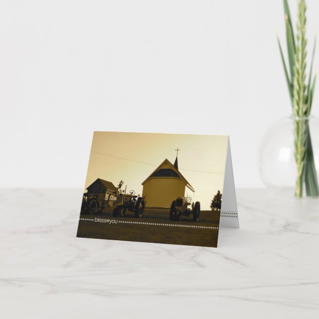 Cartão abençoe*você (Frente)