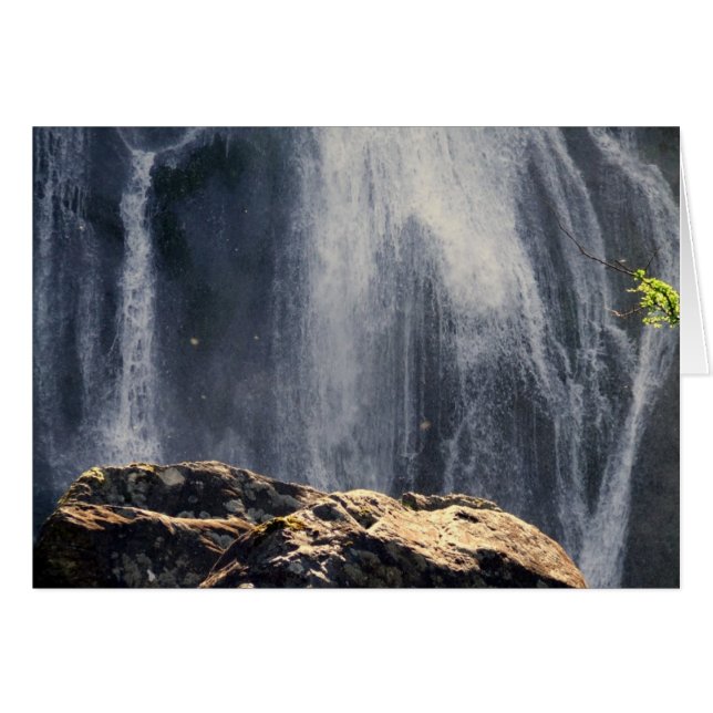 Cartão Aber cai Wales norte (Frente Horizontal)