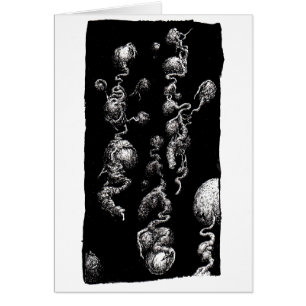 Cartão Aberrações flutuantes,