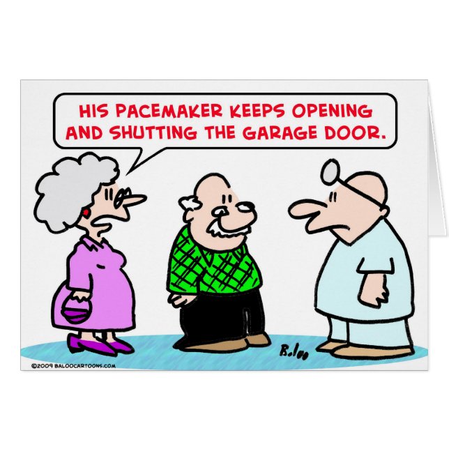 Cartão aberto da porta da garagem do pacemaker fechado (Frente Horizontal)