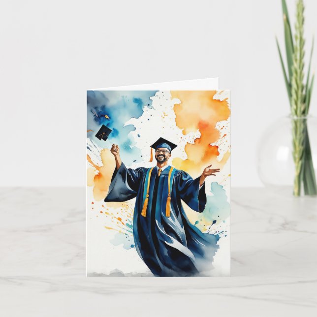 Cartão Abertura do sucesso - Uma experiência de Formando (Frente)