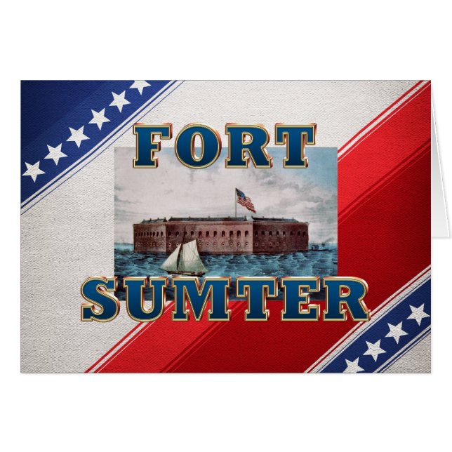 Cartão ABH Fort Sumter (Frente Horizontal)