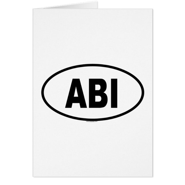 CARTÃO ABI (Frente)