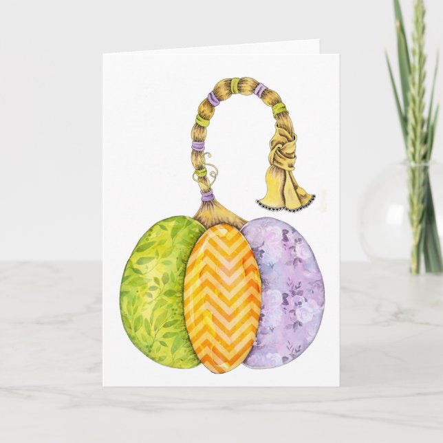 Cartão Abóbora tecido (Frente)