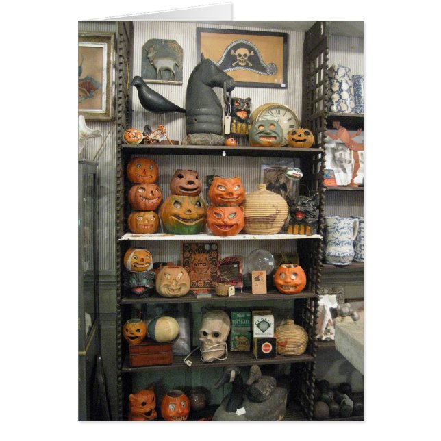 Cartão Abóboras antigas (Frente)