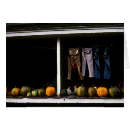 Cartão Abóboras e linecard da lavagem