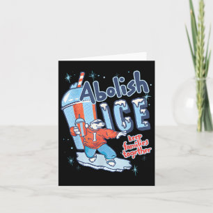 Cartão Abolir Famílias De Gelo Juntas