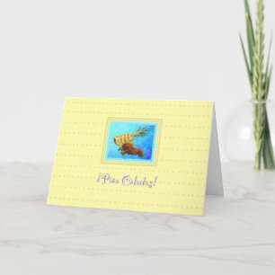 Cartão Abolore e Frutas “¡Piña Coladas!" Cumprimento Sed