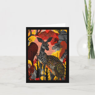 Cartão Aboriginal australiano Kangaroo Dot Art Roo Trabal