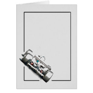 Cartão Abra o piloto da roda