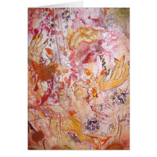 Cartão "Abra ocupado "