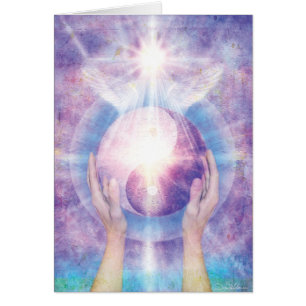 Cartão Abraçando Yin Yang