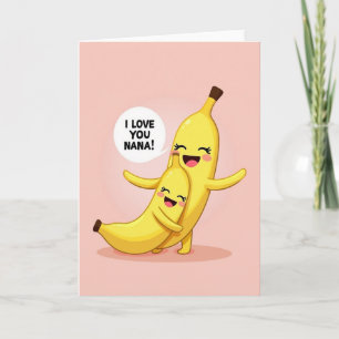 Cartão Abrace do Dia das Nanas Mais Queridas