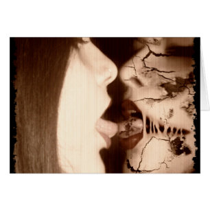 Cartão Abraço de queda