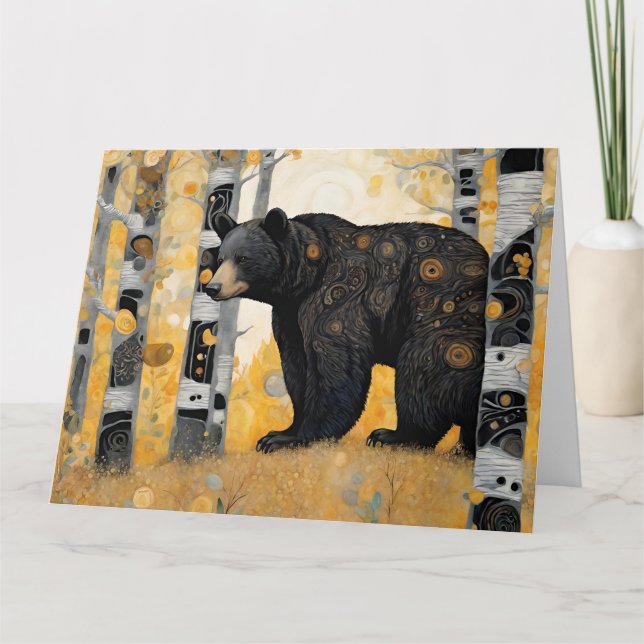 Cartão Abraço de Urso Fofo Pensando em Você (Frente)