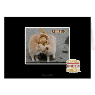 Cartão abraço do grupo