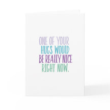 Cartão Abraços Agora