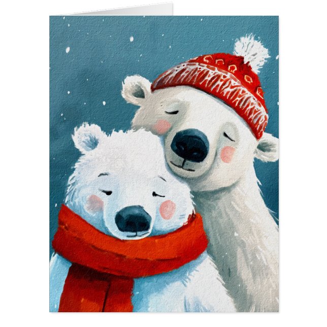 Cartão Abraços Polares (Frente)