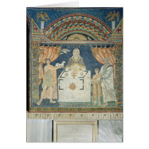 Cartão Abraham, Isaac e Melchisedech