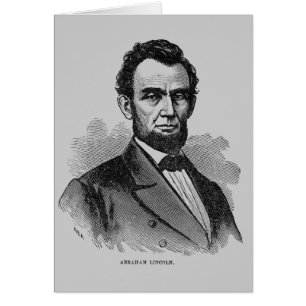 Cartão Abraham Lincoln