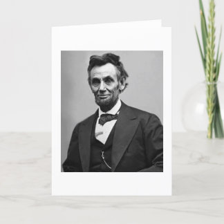 Cartão Abraham Lincoln