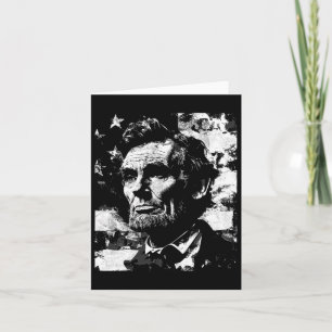 Cartão Abraham Lincoln História Professora Presidente 4º