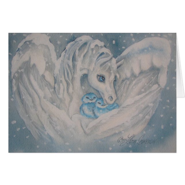 Cartão "Abrigo da tempestade " (Frente Horizontal)