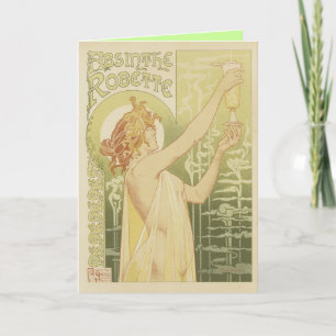Cartão Absinthe Greeting Card