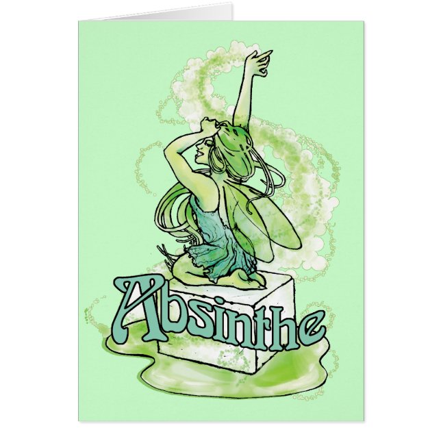 Cartão Absinthe Sugar Cube Fairy (Frente)