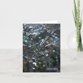 Cartão Abstract Art Subtle Colors Blank Note Card