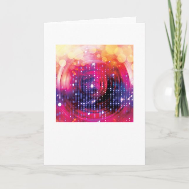 Cartão Abstract Arty Greetings Card (Frente)