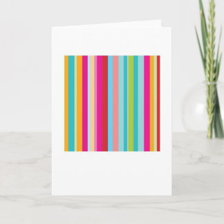 Cartão Abstract Arty Greetings Card - Vertical Stripes