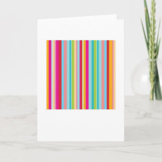 Cartão Abstract Arty Greetings Card - Vertical Stripes