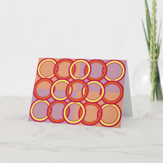Cartão Abstract Circle Design Card