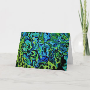 Cartão Abstract Color Study 163, card