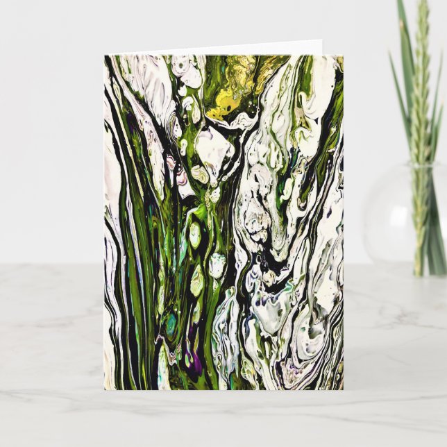 Cartão Abstract Color Study 26, card (Frente)