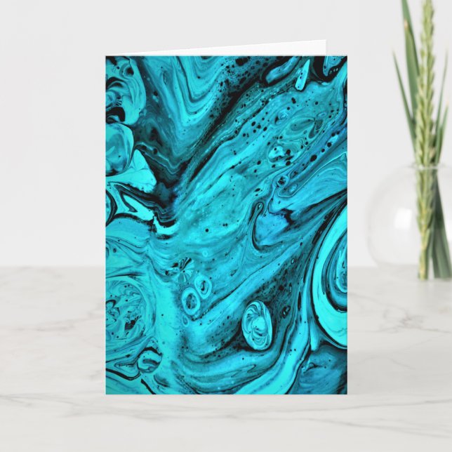 Cartão Abstract Color Study 28, card (Frente)