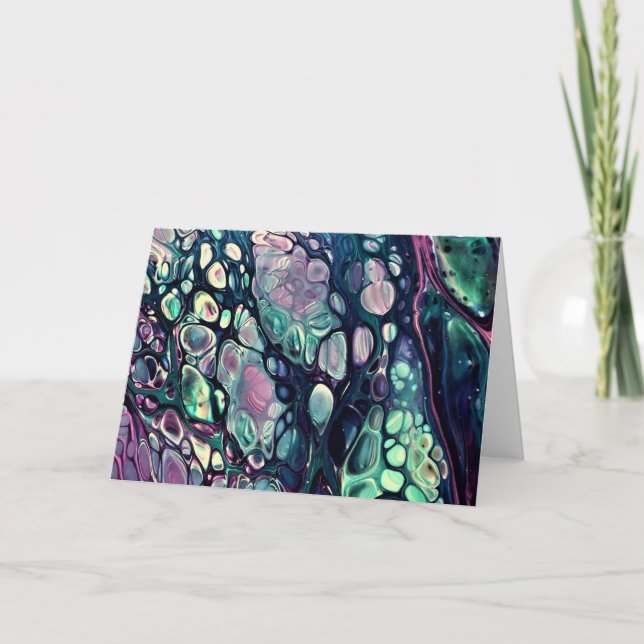 Cartão Abstract Color Study 304, card (Frente)