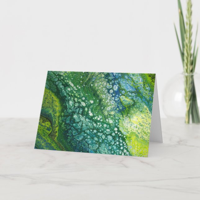 Cartão Abstract Color Study 307, card (Frente)