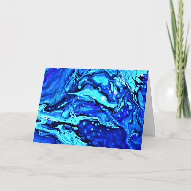 Cartão Abstract Color Study 59, card (Frente)