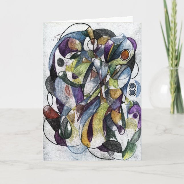 Cartão Abstract Images:  Spirit Totem (Frente)